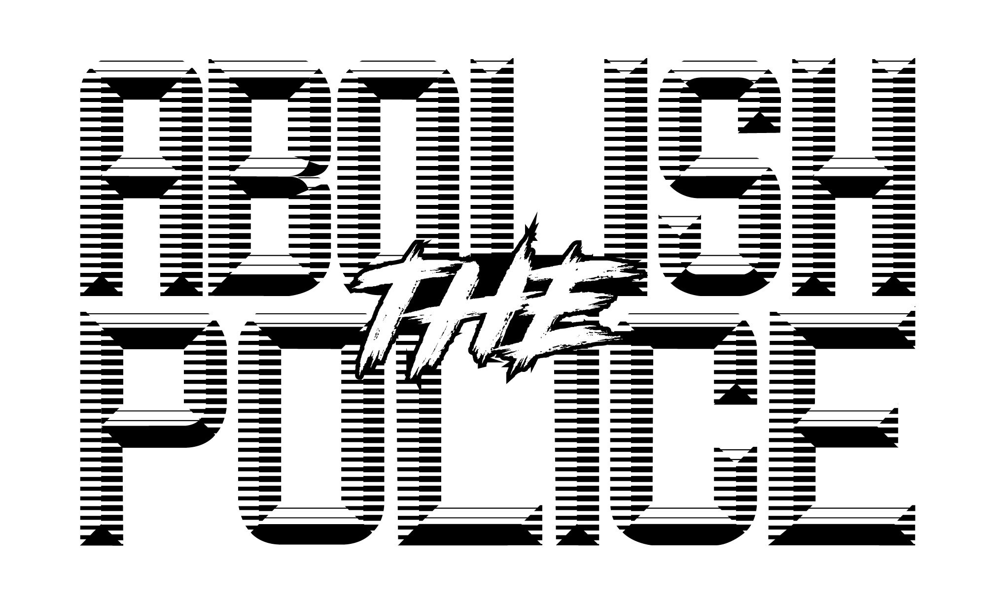 White background with black retrofuturistic typeface reading "Abolish the Police."